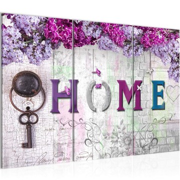 Canvas schilderij home 10 130 x 80 cm 503631