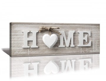 Canvas schilderij home 120 x 40 cm 5702