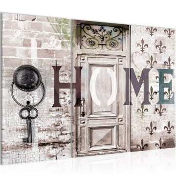 Canvas schilderij home 14 130 x 80 cm 503031