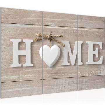 Canvas schilderij home 16 130 x 80 cm 014731