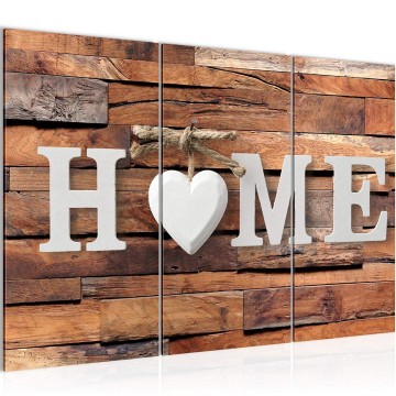 Canvas schilderij home 18 130 x 80 cm 014731