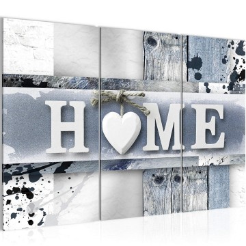 Canvas schilderij home 2 130 x 80 cm 504531