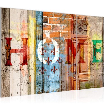 Canvas schilderij home 4 130 x 80 cm 502831