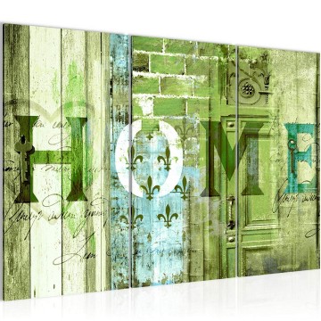 Canvas schilderij home 6 130 x 80 cm 502831