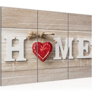 Canvas schilderij home 7 130 x 80 cm 505231