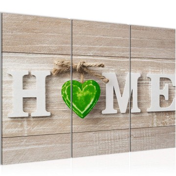 Canvas schilderij home 9 130 x 80 cm 505231