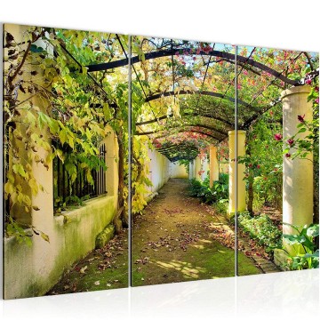 Canvas schilderij italiaanse straten 4 130 x 80 cm 609231