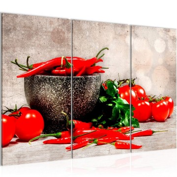 Canvas schilderij keuken 3 130 x 80 cm 005831