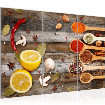 Canvas schilderij keuken 5 130 x 80 cm 019631