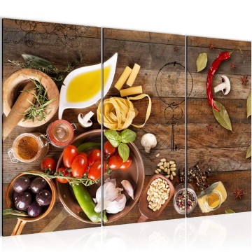 Canvas schilderij keuken 7 130 x 80 cm 019231