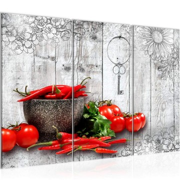 Canvas schilderij keuken 9 130 x 80 cm 019231