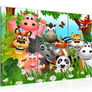 Canvas schilderij kinderkamer 1 130 x 80 cm 014631