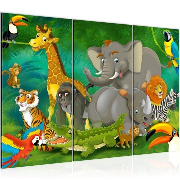 Canvas schilderij kinderkamer 2 130 x 80 cm 001831