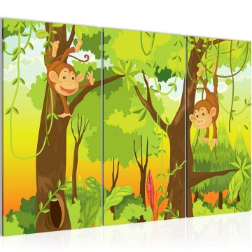 Canvas schilderij kinderkamer 3 130 x 80 cm 001831