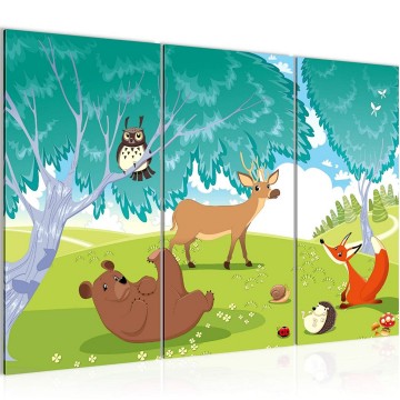 Canvas schilderij kinderkamer 4 130 x 80 cm 001831