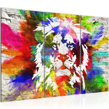 Canvas schilderij leeuw 2 130 x 80 cm 303531