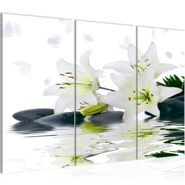 Canvas schilderij lelie 1 130 x 80 cm 201631