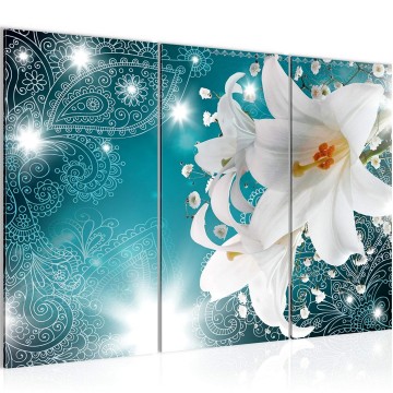 Canvas schilderij lelie 10 130 x 80 cm 211431