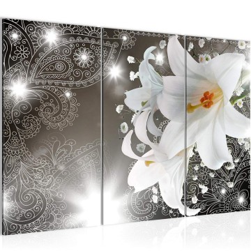 Canvas schilderij lelie 11 130 x 80 cm 211431