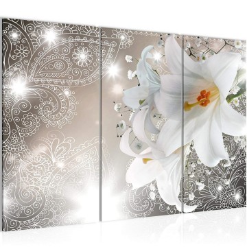 Canvas schilderij lelie 12 130 x 80 cm 211431