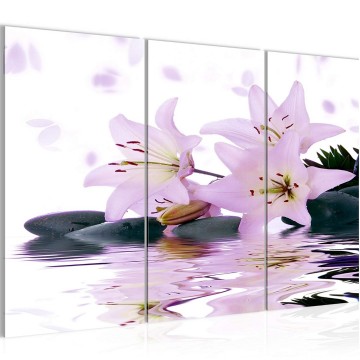 Canvas schilderij lelie 3 130 x 80 cm 201631