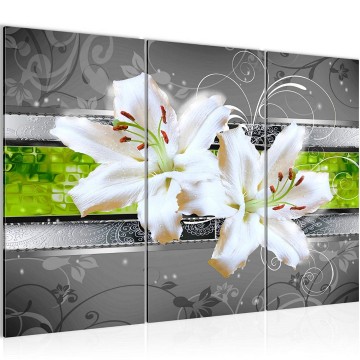 Canvas schilderij lelie 4 130 x 80 cm 206931