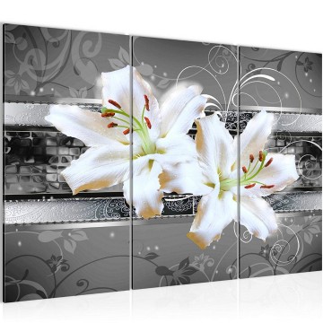 Canvas schilderij lelie 6 130 x 80 cm 206931