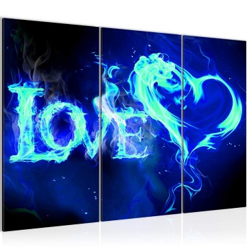 Canvas schilderij love 3 130 x 80 cm 101631