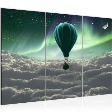 Canvas schilderij luchtballon 1 130 x 80 cm 608131