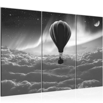 Canvas schilderij luchtballon 3 130 x 80 cm 608131