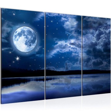 Canvas schilderij maan 1 130 x 80 cm 607531