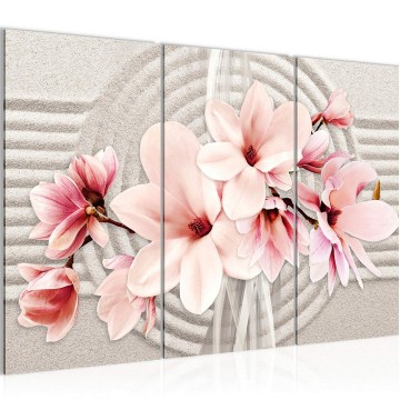 Canvas schilderij magnolia 1 130 x 80 cm 009031