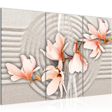 Canvas schilderij magnolia 2 130 x 80 cm 009031