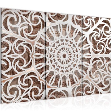 Canvas schilderij mandala 1 130 x 80 cm 109631