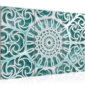 Canvas schilderij mandala 2 130 x 80 cm 109631