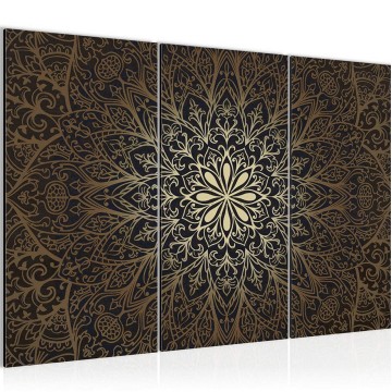 Canvas schilderij mandala 7 130 x 80 cm 107431