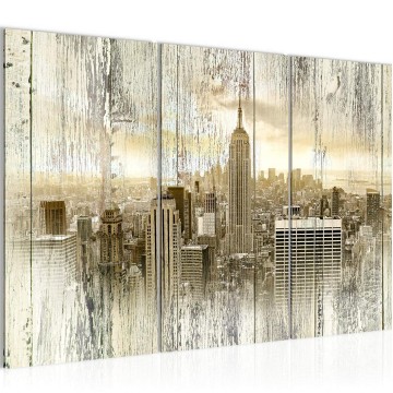 Canvas schilderij new york 11 130 x 80 cm 606331