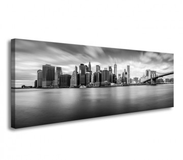 Canvas schilderij new york skyline 120 x 40 cm 5734