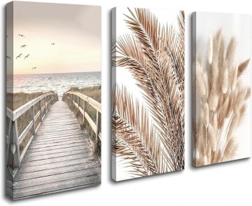 Canvas schilderij noordzee 130 x 80 cm 4430