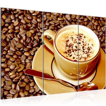 Canvas schilderij ontbijt 11 130 x 80 cm 500531