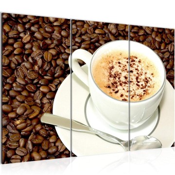 Canvas schilderij ontbijt 12 130 x 80 cm 500531