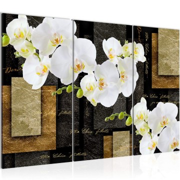 Canvas schilderij orchidee 13 130 x 80 cm 009331