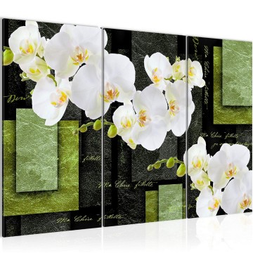 Canvas schilderij orchidee 14 130 x 80 cm 009331