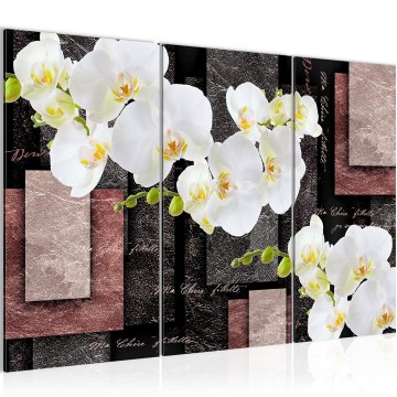 Canvas schilderij orchidee 15 130 x 80 cm 009331