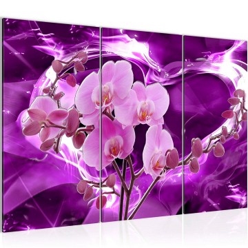 Canvas schilderij orchidee 16 130 x 80 cm 203631