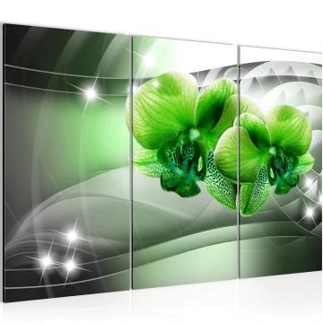 Canvas schilderij orchidee 8 130 x 80 cm 010431