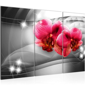 Canvas schilderij orchidee 9 130 x 80 cm 010431