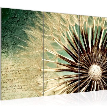 Canvas schilderij paardenbloem 1 130 x 80 cm 206631