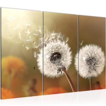 Canvas schilderij paardenbloem 104 130 x 80 cm 23631
