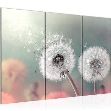 Canvas schilderij paardenbloem 105 130 x 80 cm 23631